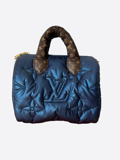 Louis Vuitton Navy Padded Speedy Bandoulière 25