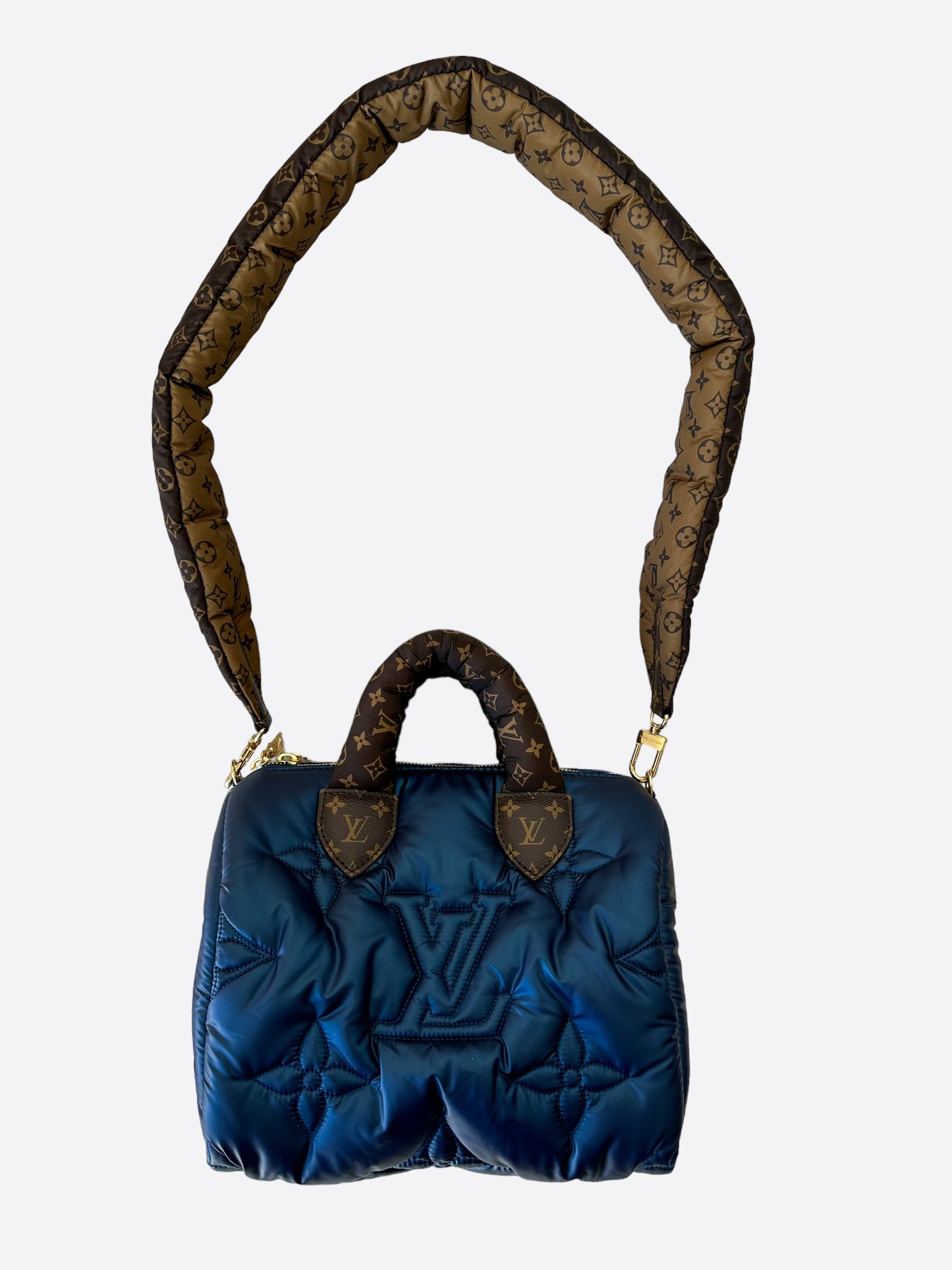 Louis Vuitton Navy Padded Speedy Bandoulière 25 – Savonches