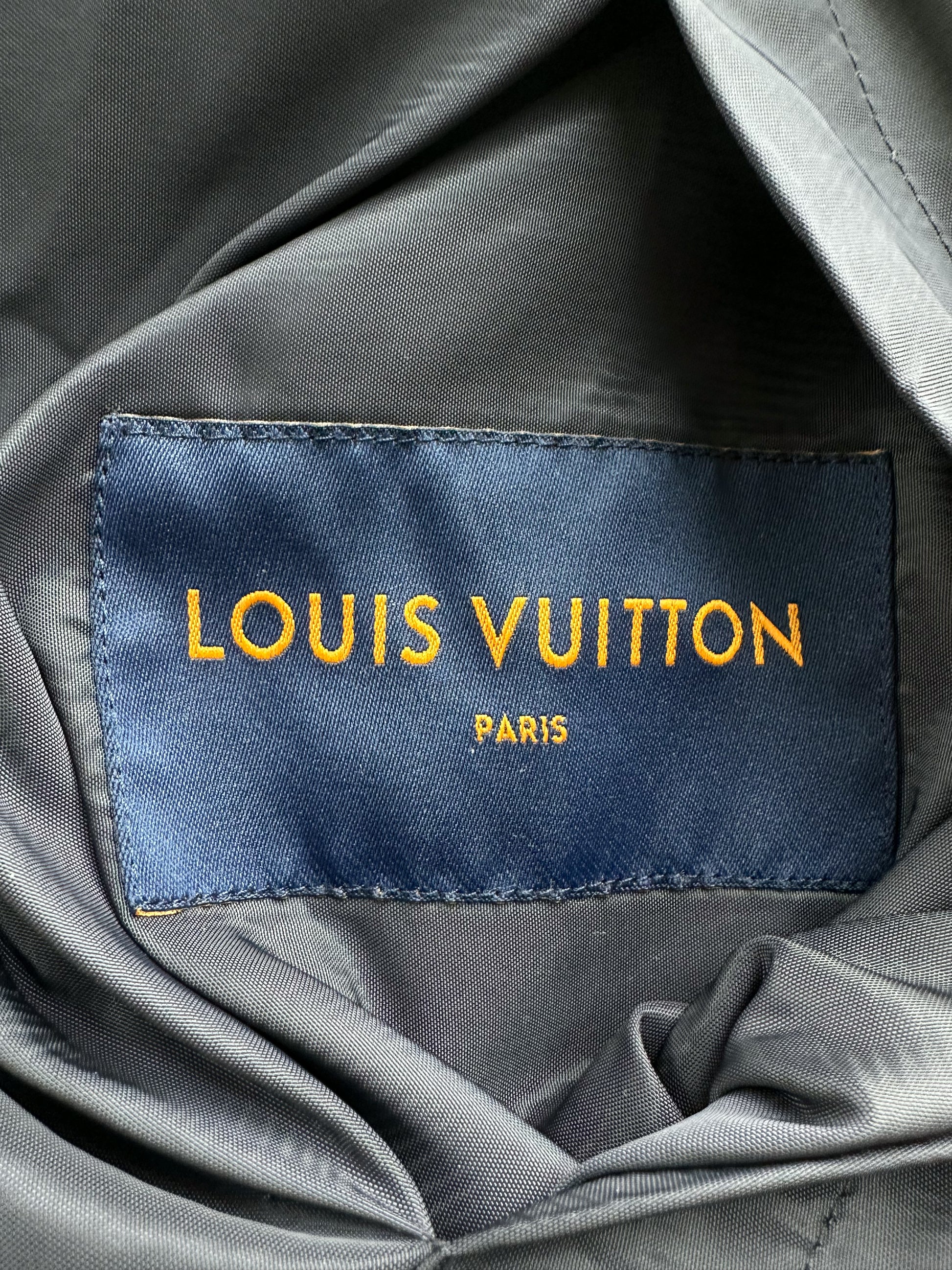 Louis Vuitton Reversible Monogram Windbreaker Dark Grey Men's - FW21 - US