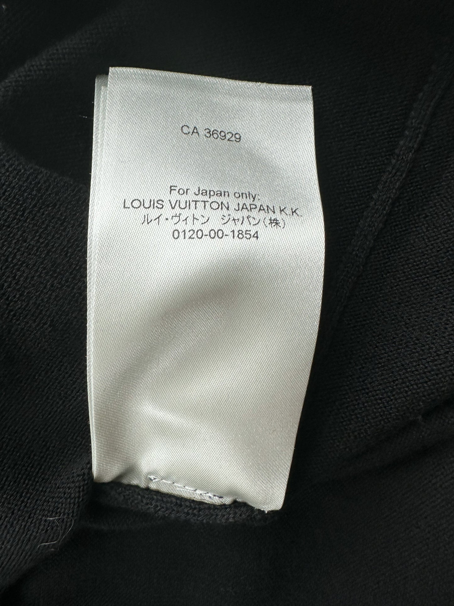 Louis Vuitton LV 1854 Graphic Knit T-Shirt, Black, M