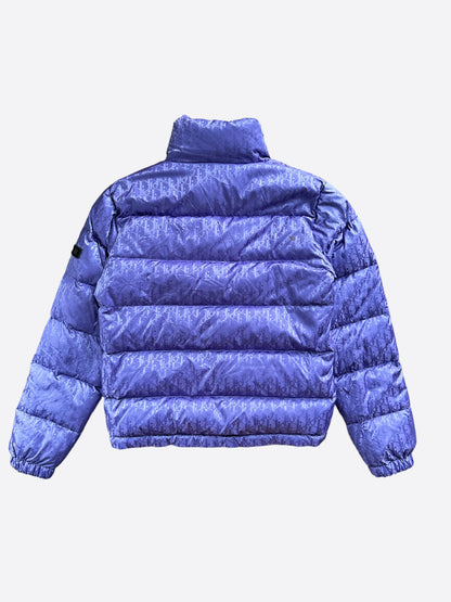 Dior Purple Oblique Puffer Jacket