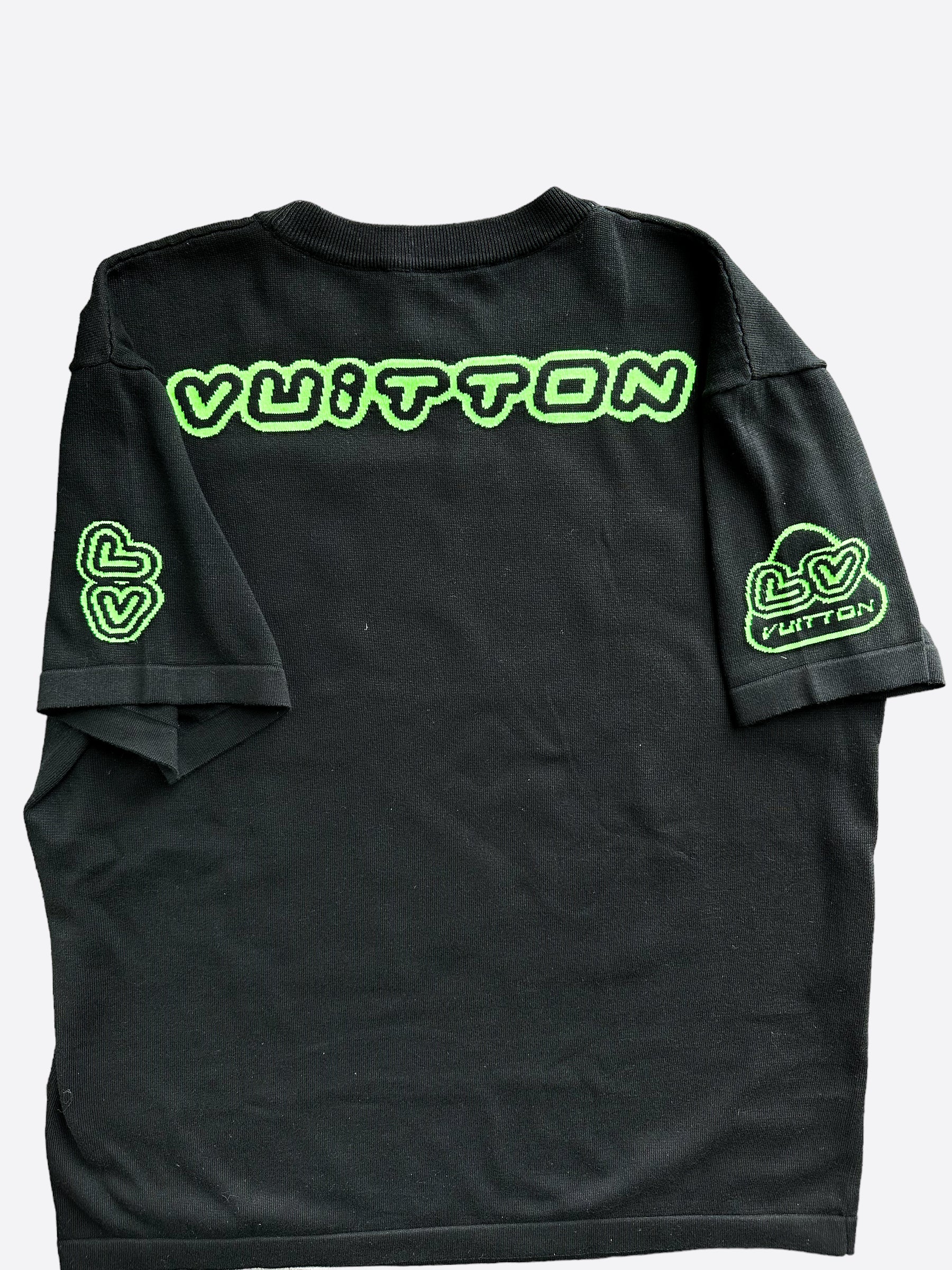 Louis Vuitton Black & Green 1854 Knit T-Shirt – Savonches