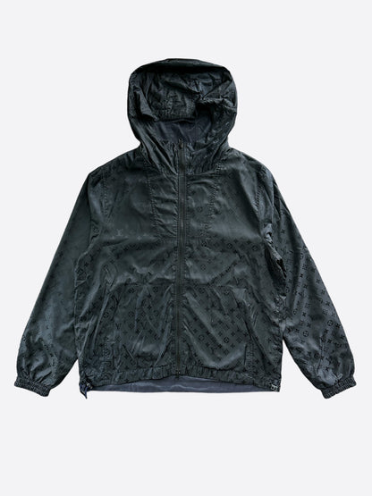 Louis Vuitton Black Monogram Reversible Windbreaker