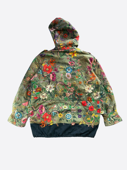 Gucci Floral Print Winter Parka