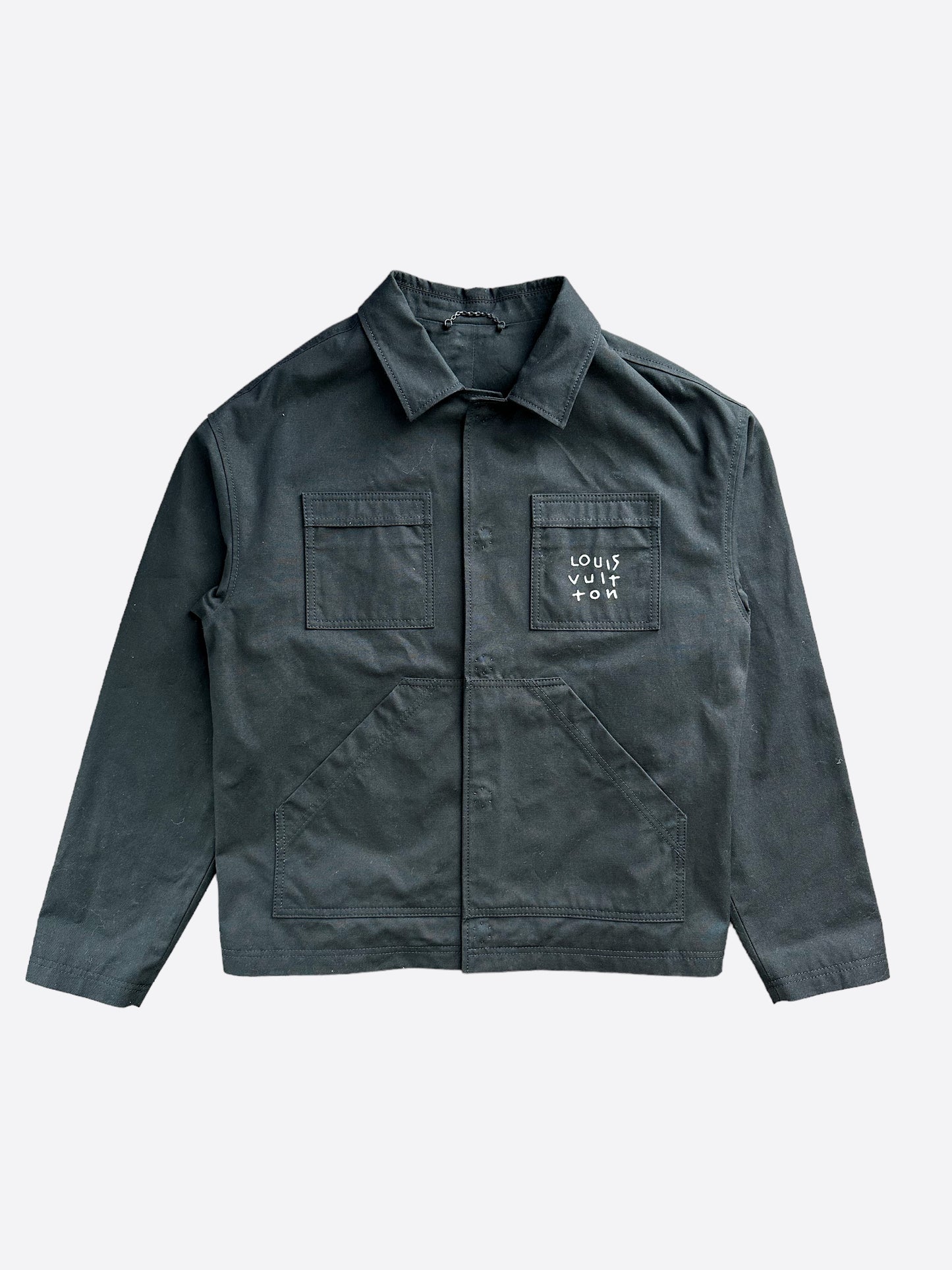 Louis Vuitton Black LV Spread Work Jacket