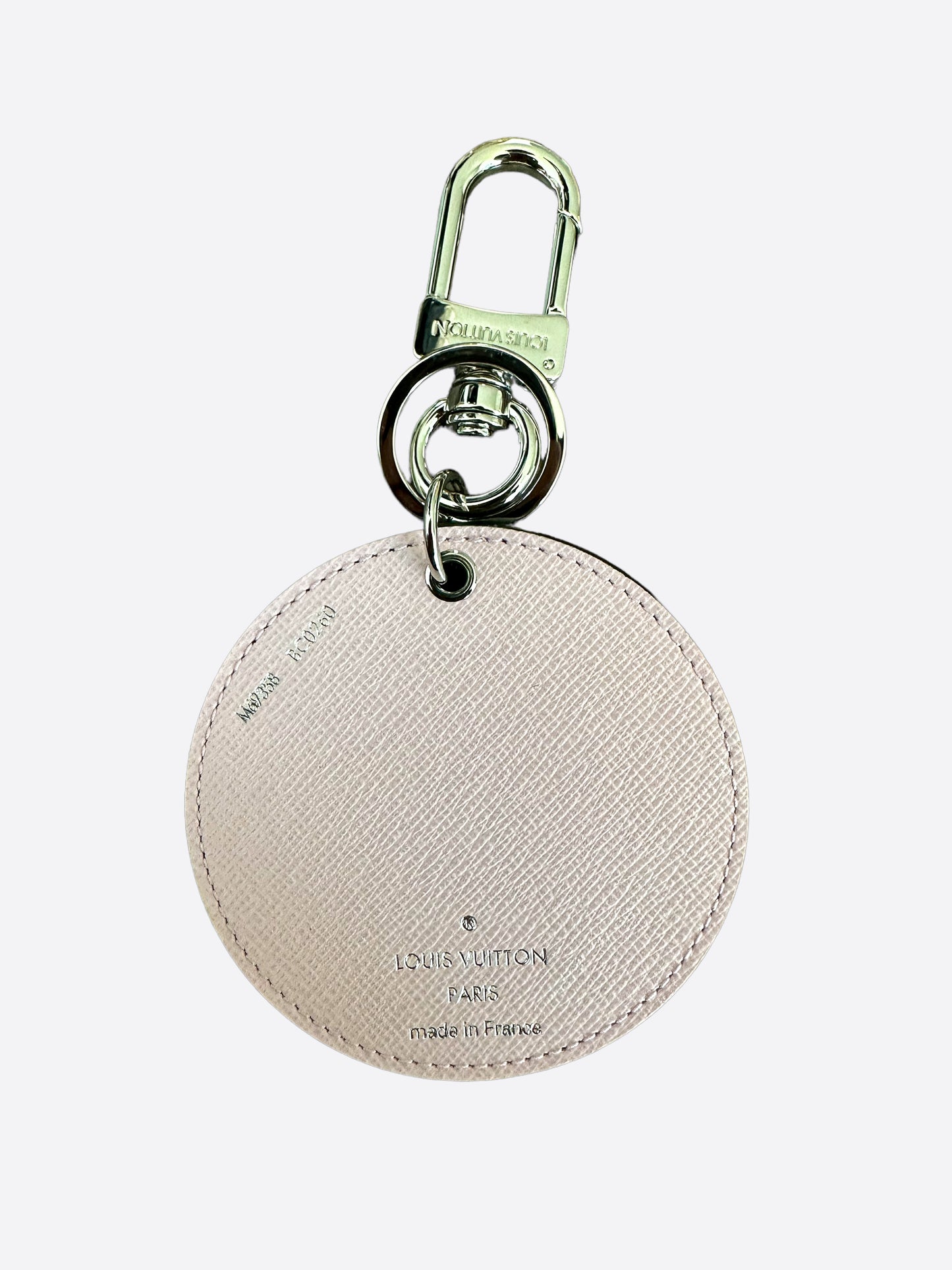 Louis Vuitton Silver Monogram Bag Charm & Key Holder – Savonches