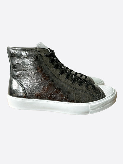 Louis Vuitton Grey Metallic Damier Tattoo Sneaker