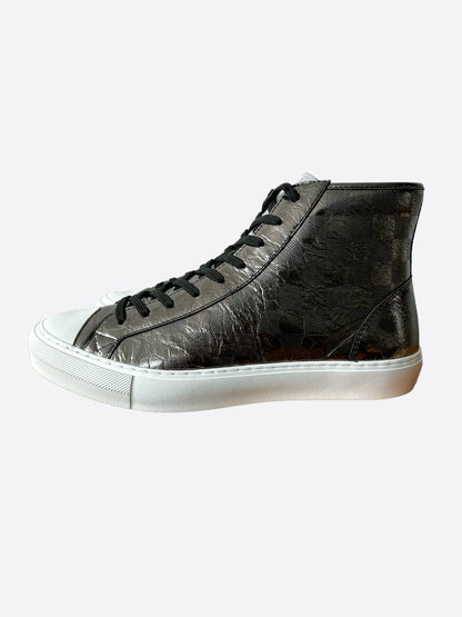 Louis Vuitton Grey Metallic Damier Tattoo Sneaker