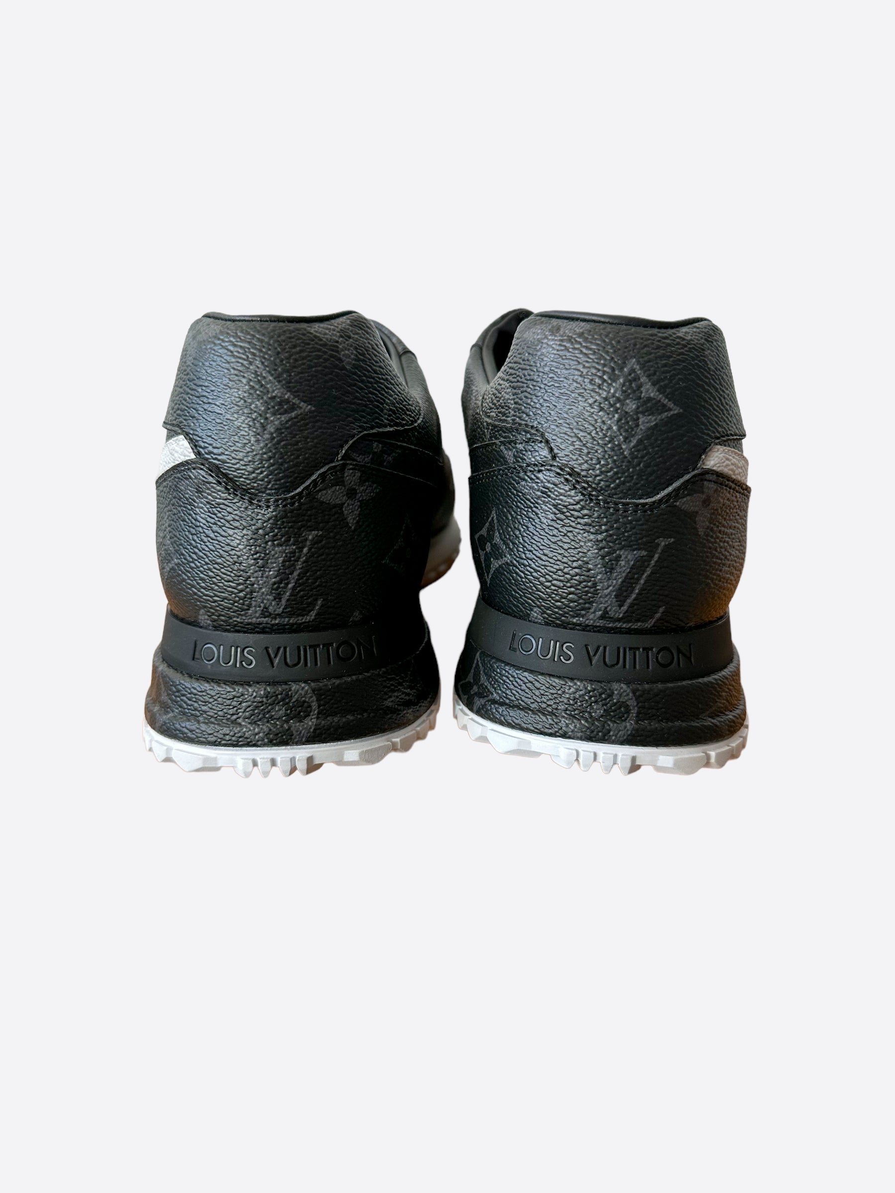Louis Vuitton, Shoes, Authentic Louis Vuitton Run Away Sneakers Monogram  Denim Leather Size 1