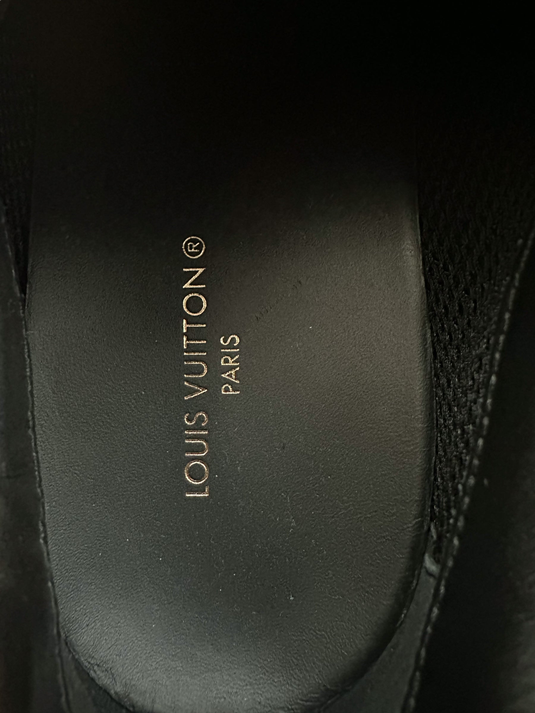 Louis Vuitton Run Away Sneaker Monogram Iridescent Black Size G7