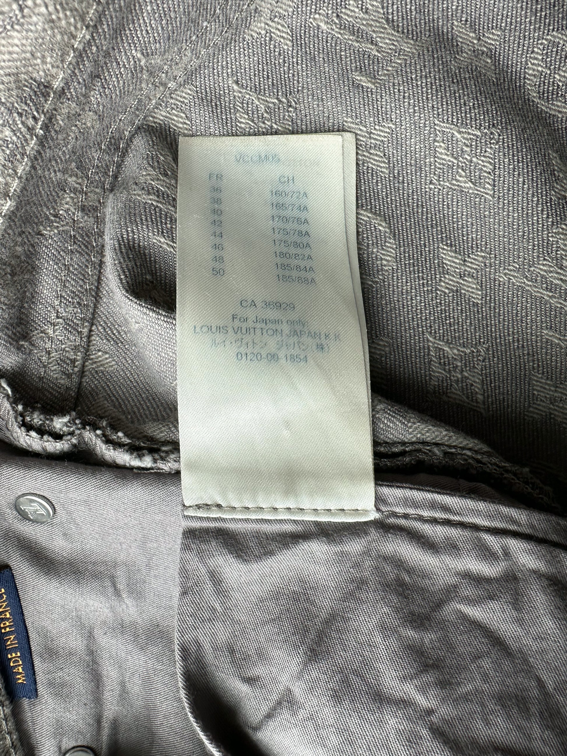 Louis Vuitton NBA Grey Monogram Jeans – Savonches