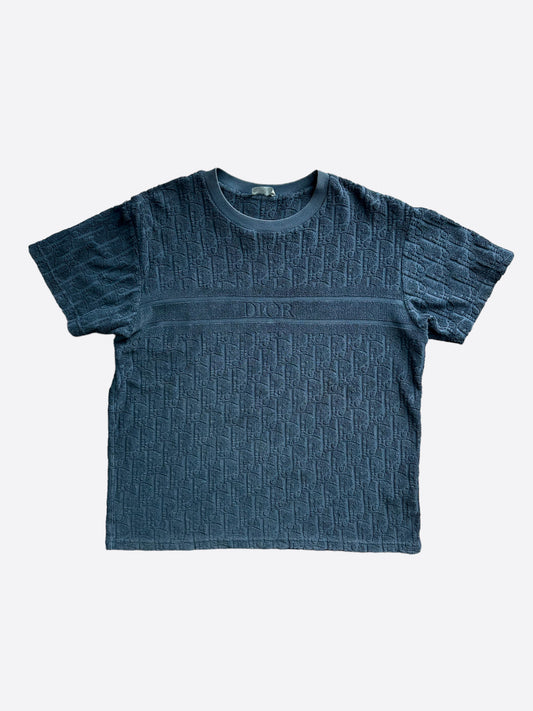 Dior Navy Oblique Towel T-Shirt