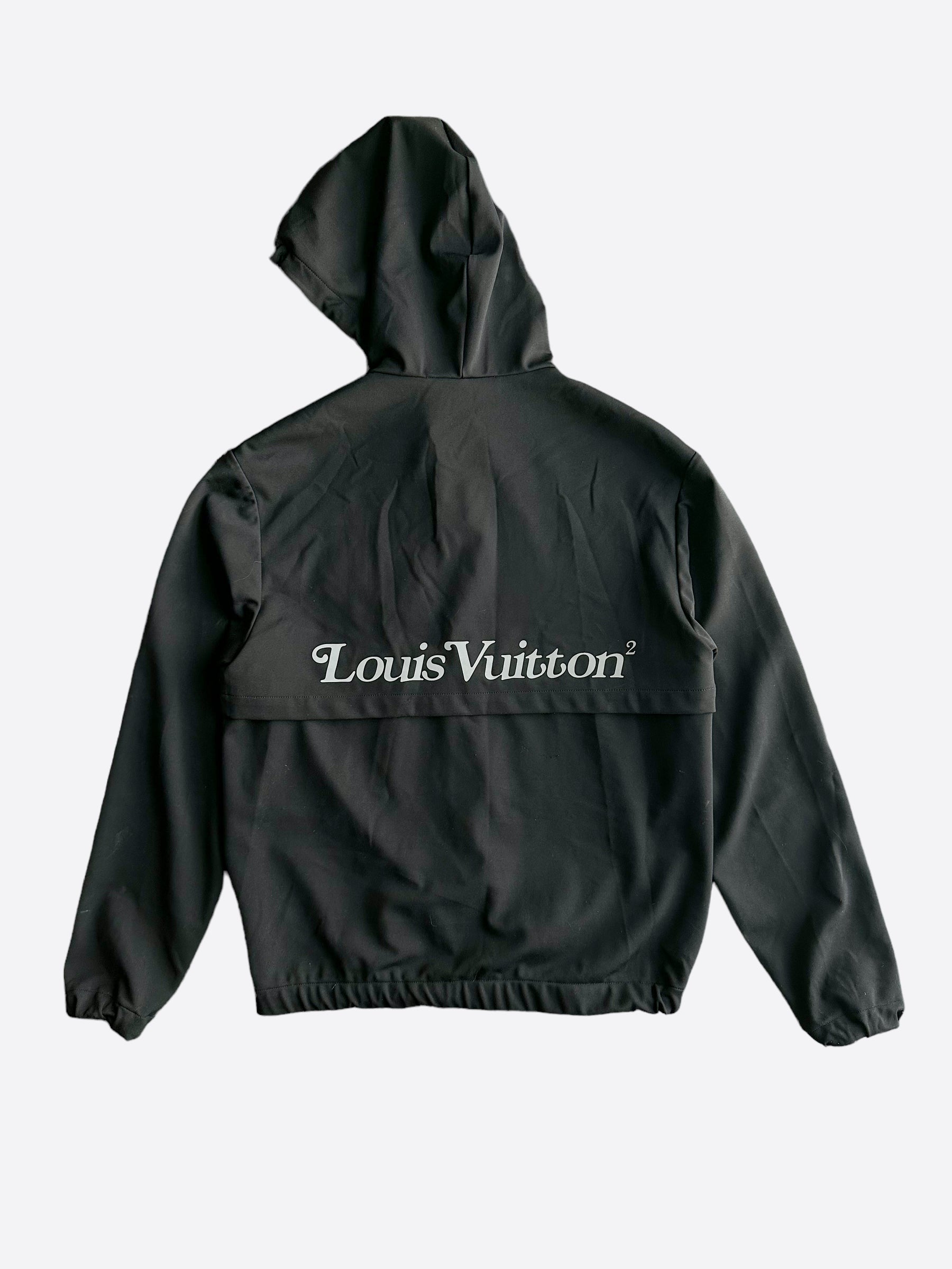 Louis Vuitton Nigo Black Logo Zip Up Windbreaker