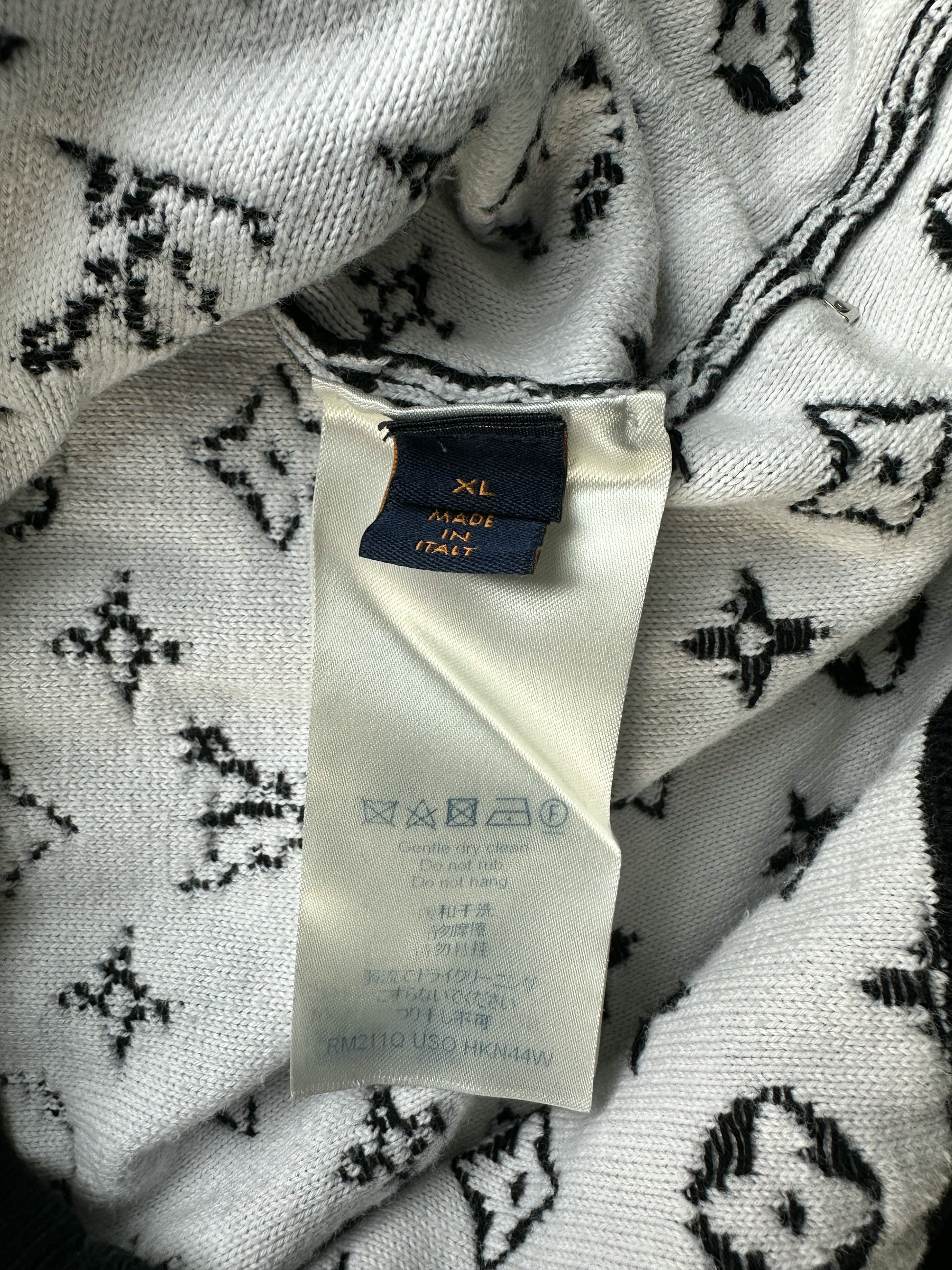 Louis Vuitton Monogram Gradient Knit Black Hoodie – Cheap