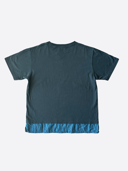 Dior Black & Blue Oblique Layered T-Shirt