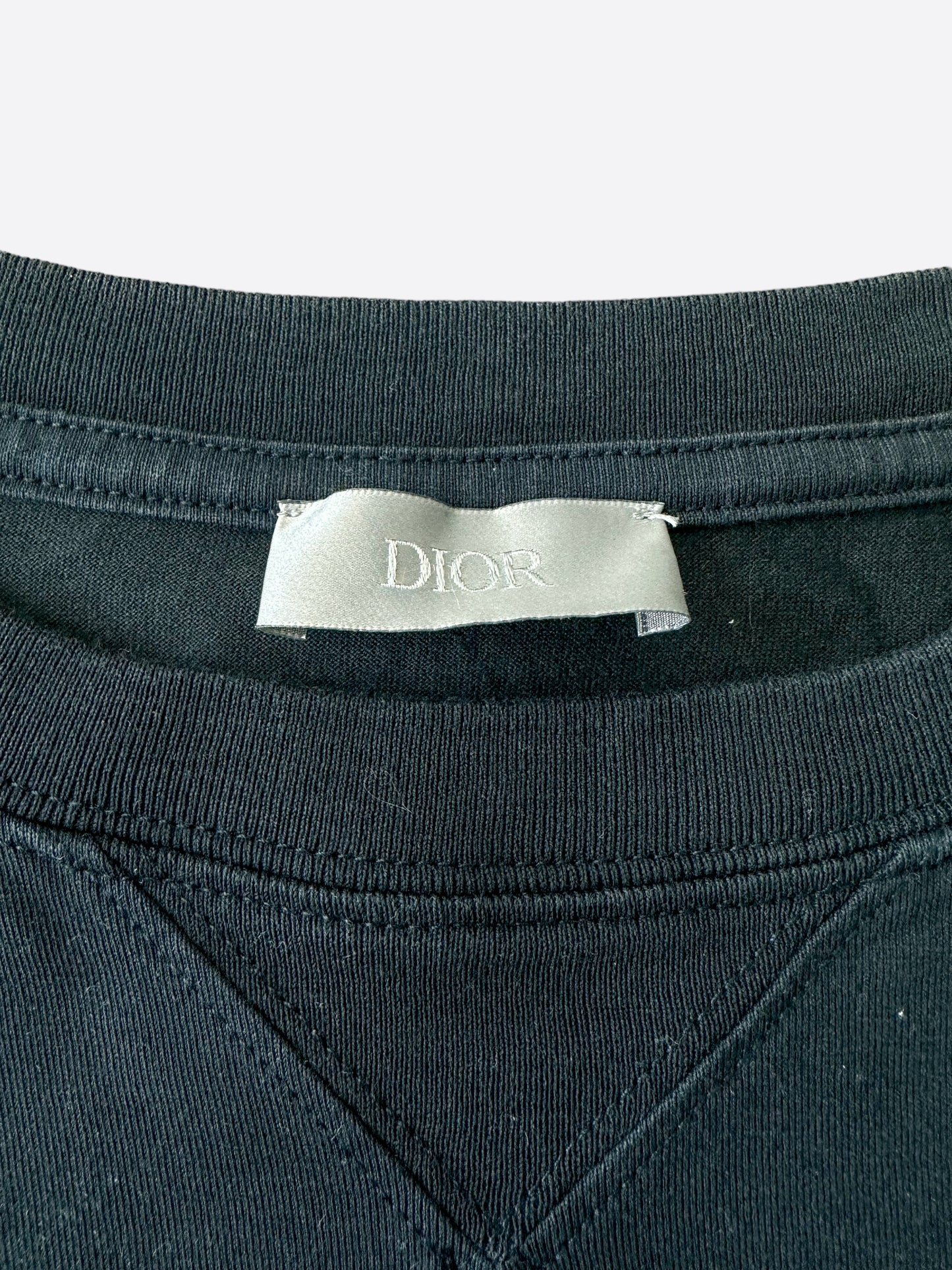 Dior Black & Blue Oblique Layered T-Shirt