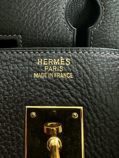 Hermès Brown Clemence Birkin 35