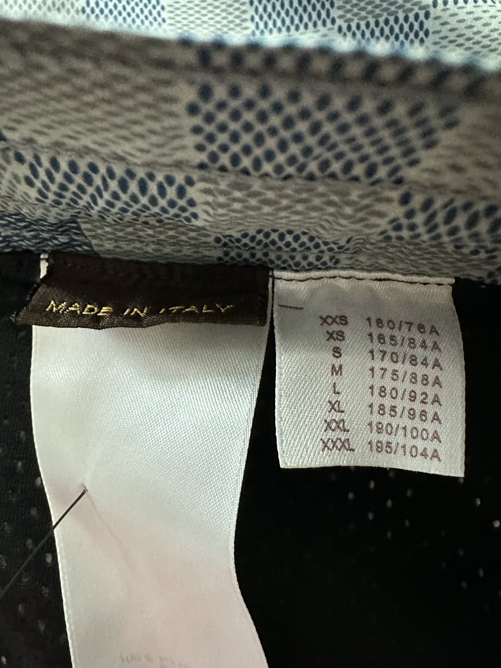 Louis Vuitton Damier Jacquard Shorts Grey Mouse. Size M0