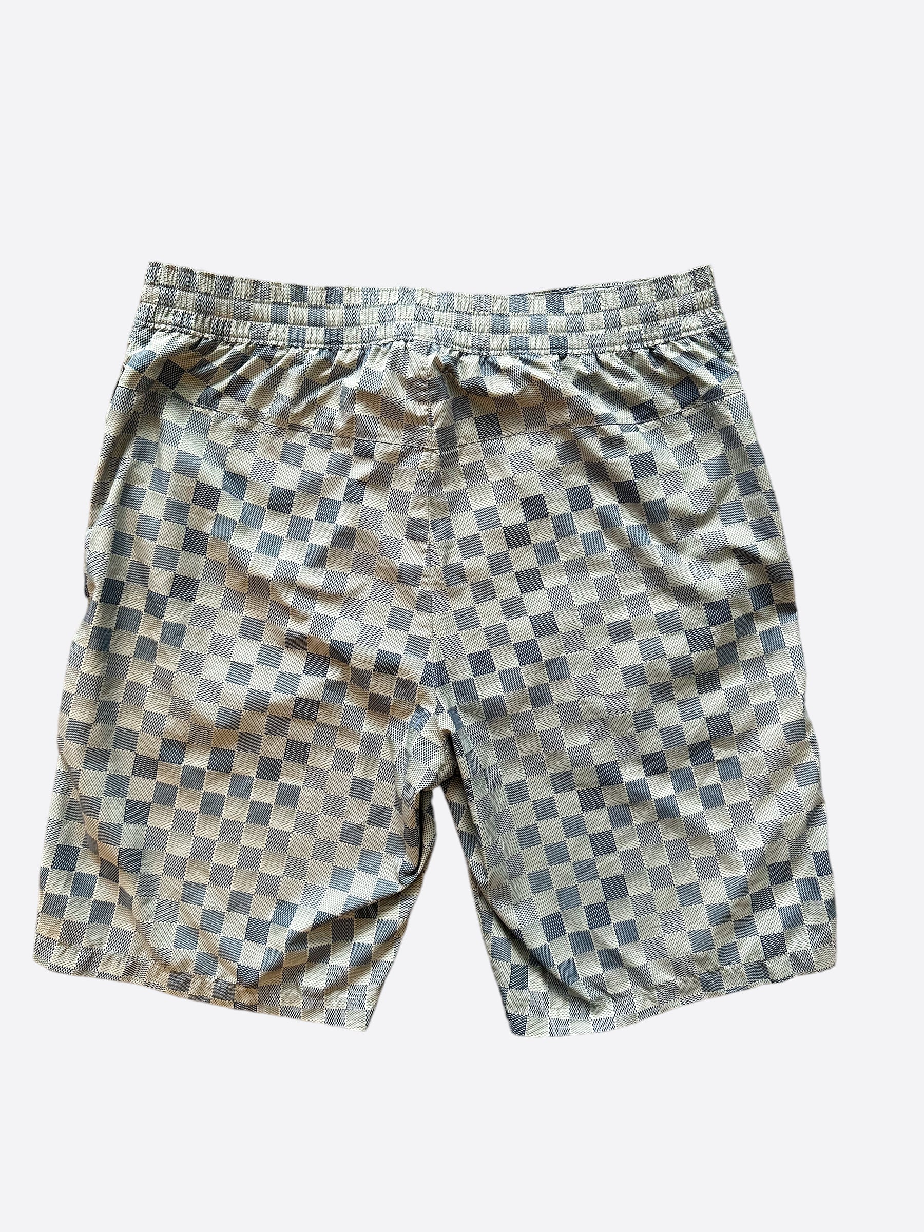 Louis Vuitton Grey Damier Swim Shorts