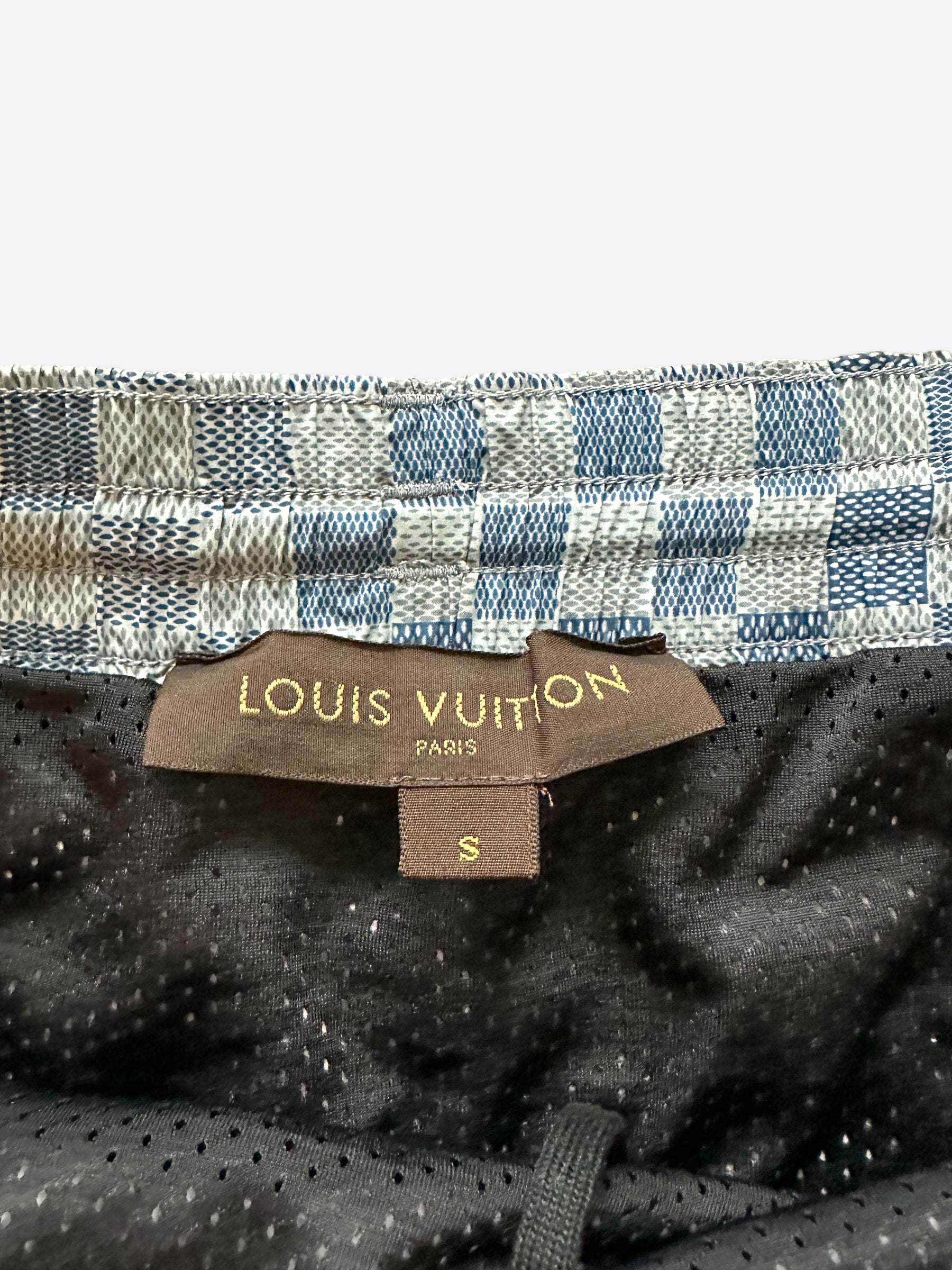 Louis Vuitton Damier Graphite Swim Trunks - Grey, 10.5 Rise