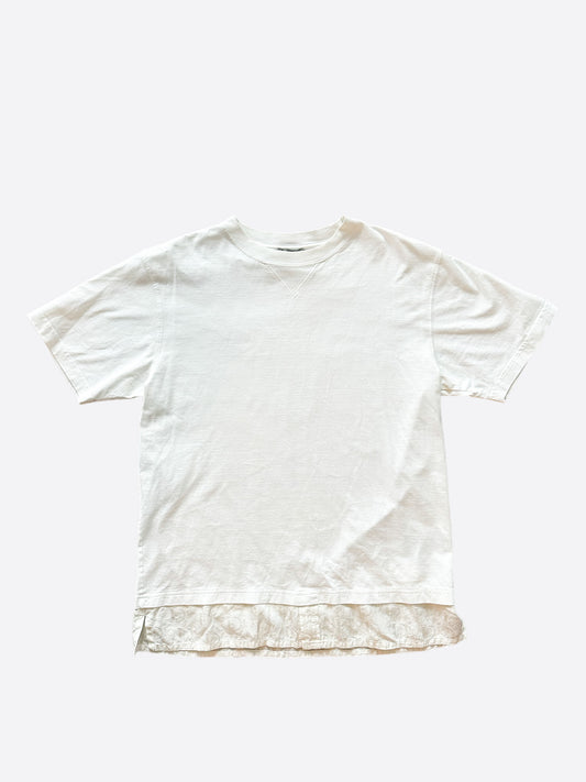 Dior White Oblique Layered T-Shirt