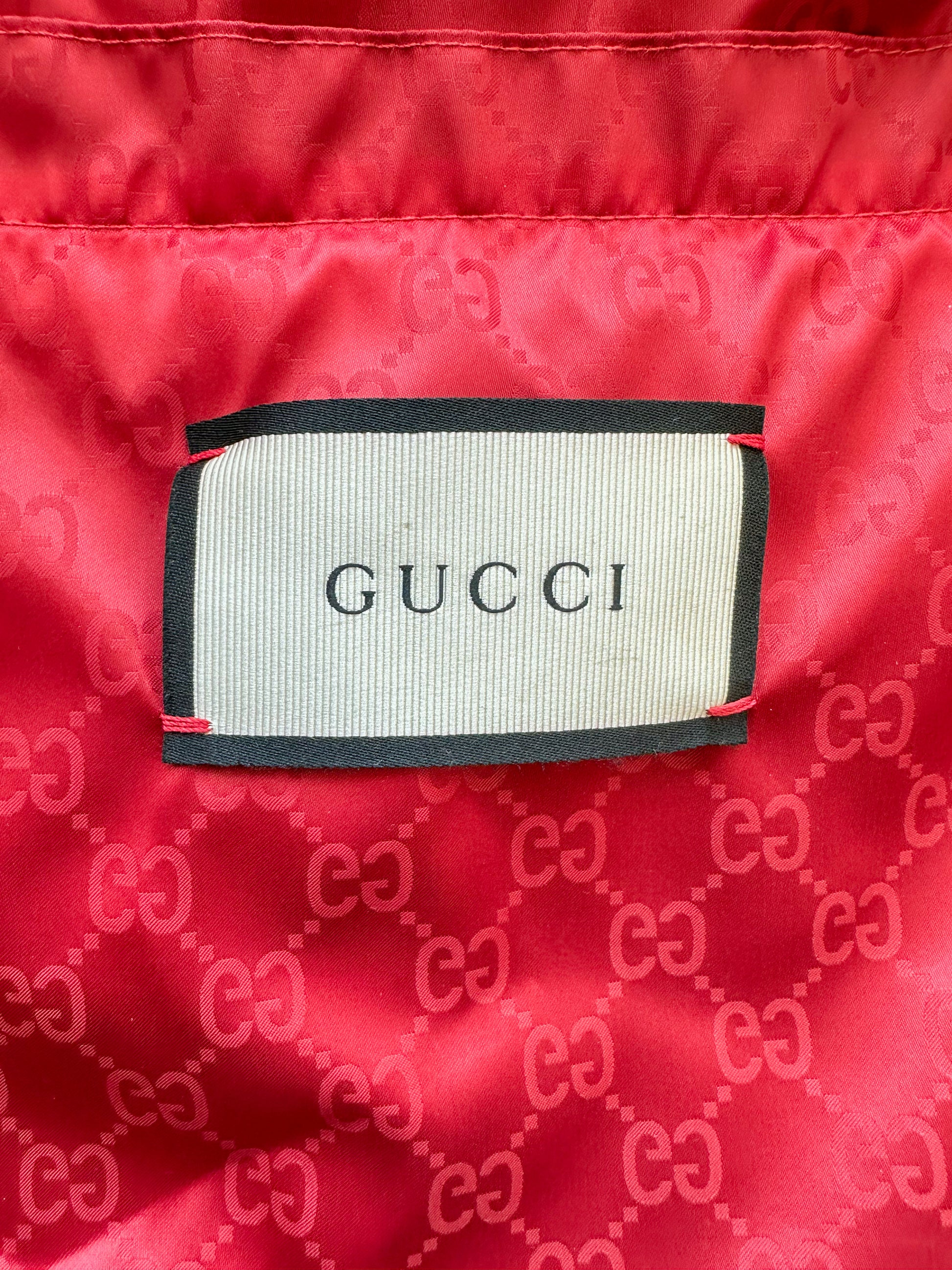 Gucci, Jackets & Coats, Gucci Gg Web Monogram Hooded Bomber Jacket