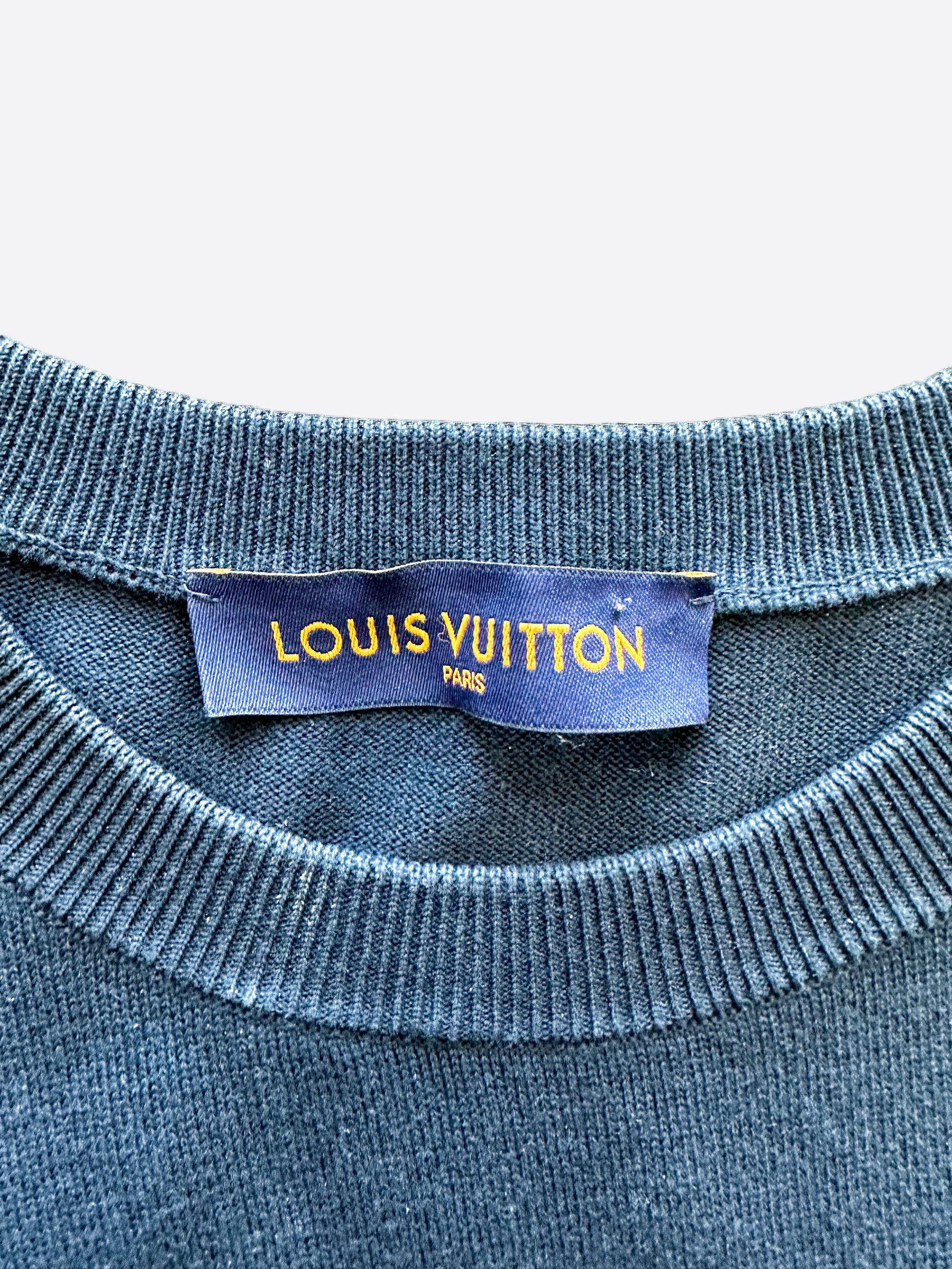 Louis Vuitton x Nigo Intarsia Jacquard Heart Crewneck – Tenisshop.la