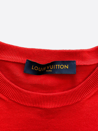 Louis Vuitton Red Graphic Logo T-Shirt