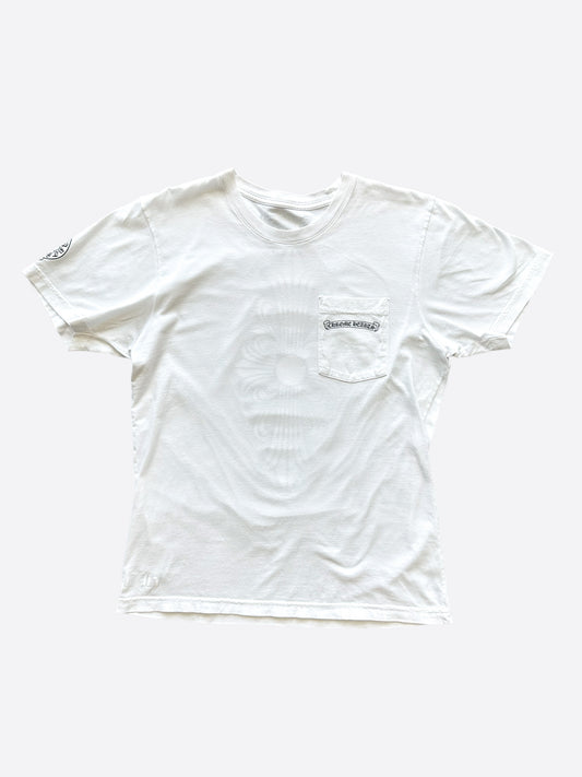 Chrome Hearts White Floral Logo T-Shirt