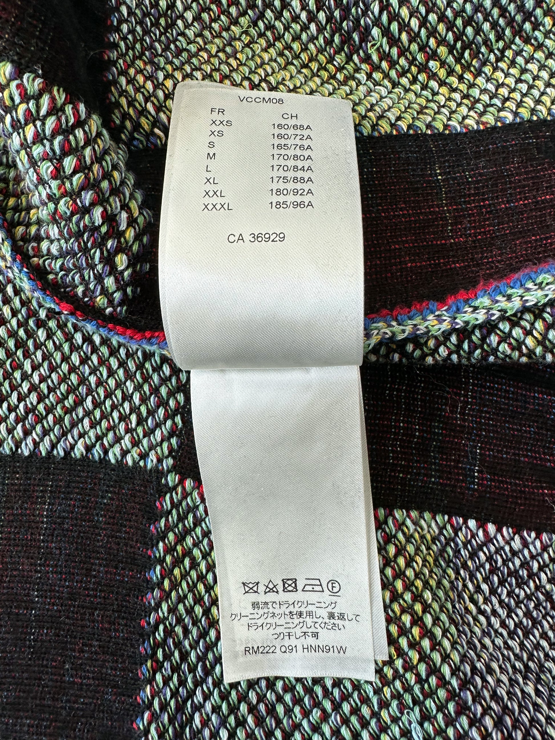 Louis Vuitton x Nigo Pattern Print Damier Fleece Bomber Jacket