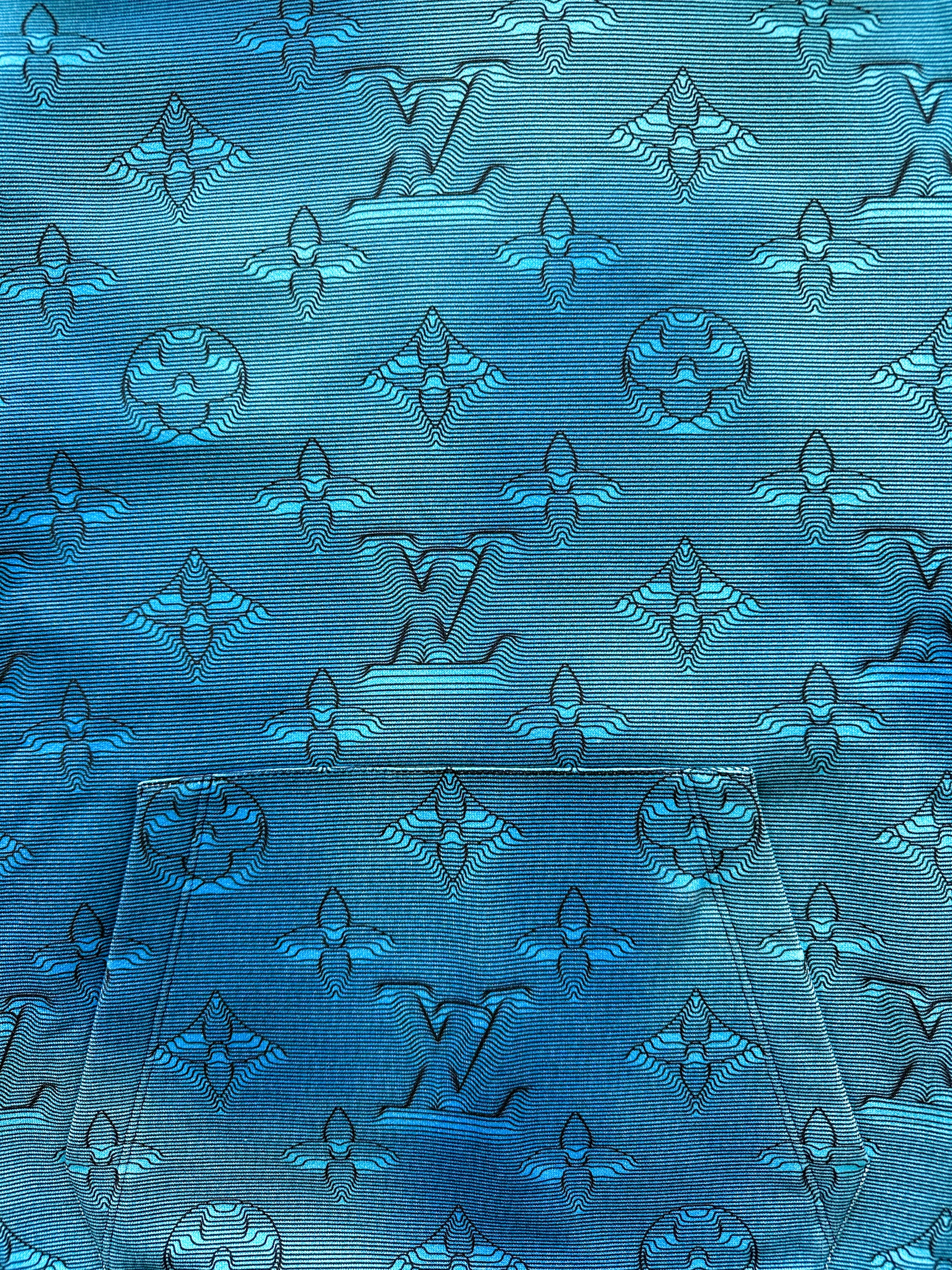 Louis Vuitton Mens Hoodies, Blue, M