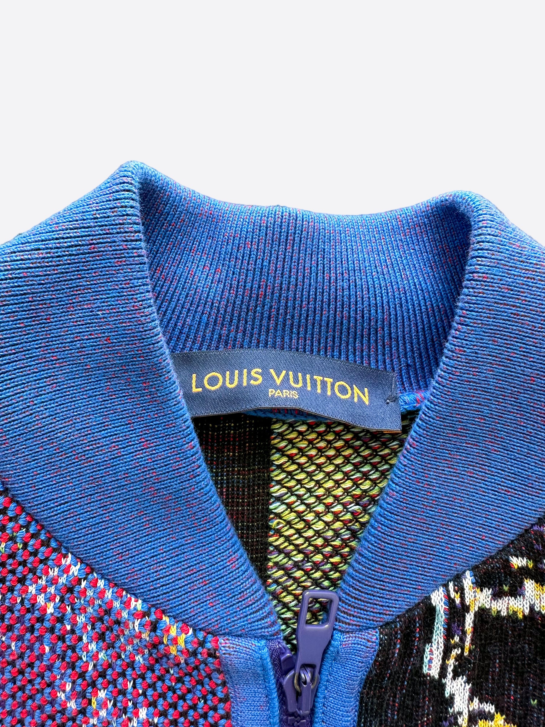 Louis Vuitton Blue & Purple Bomber Jacket