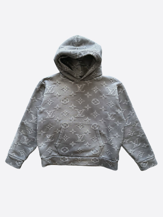 Louis Vuitton Grey 2054 Monogram Hoodie