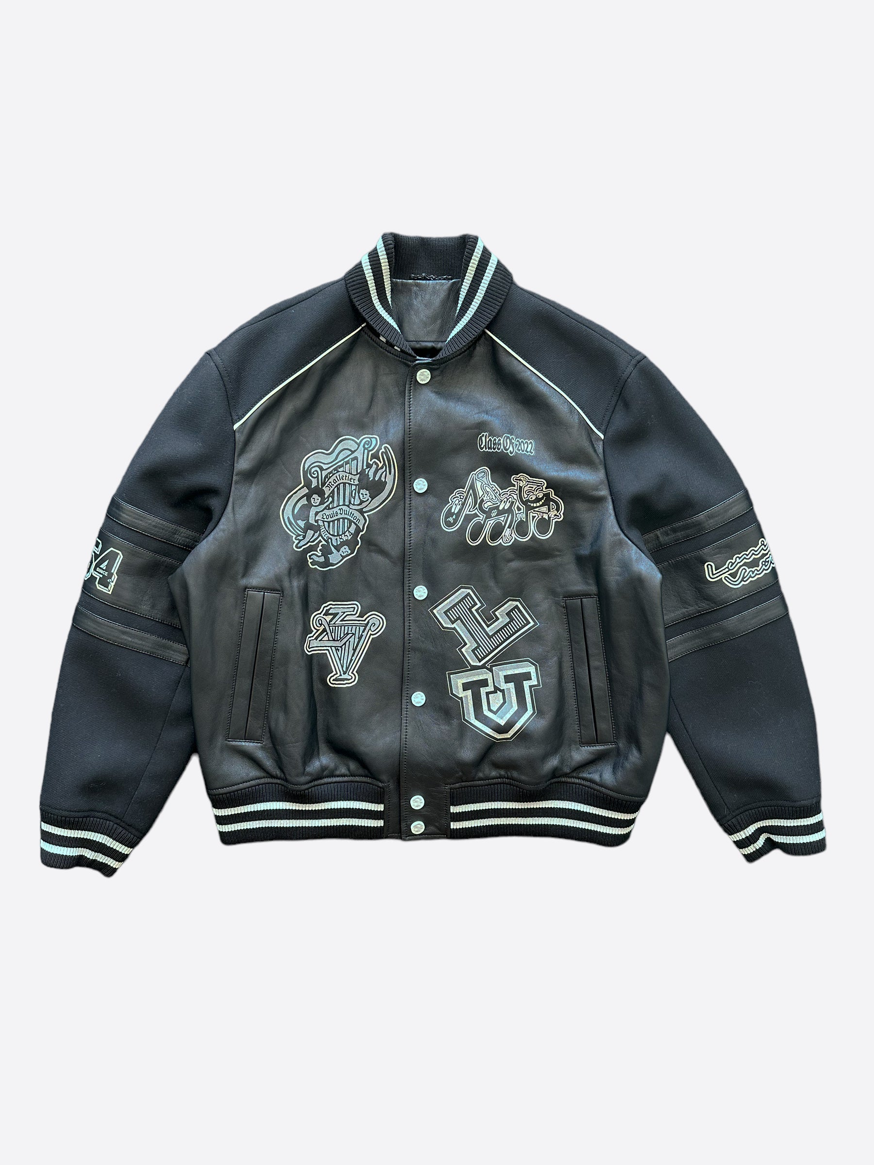 Black pyramid varsity online jacket