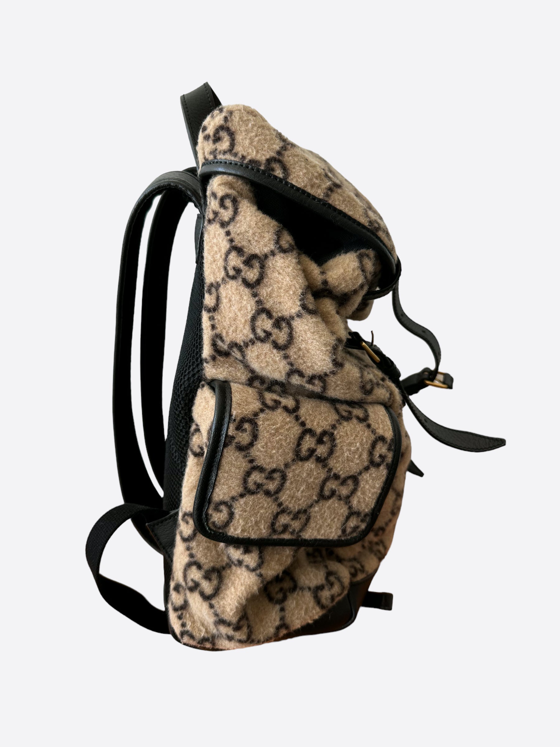 Gucci best sale wool backpack