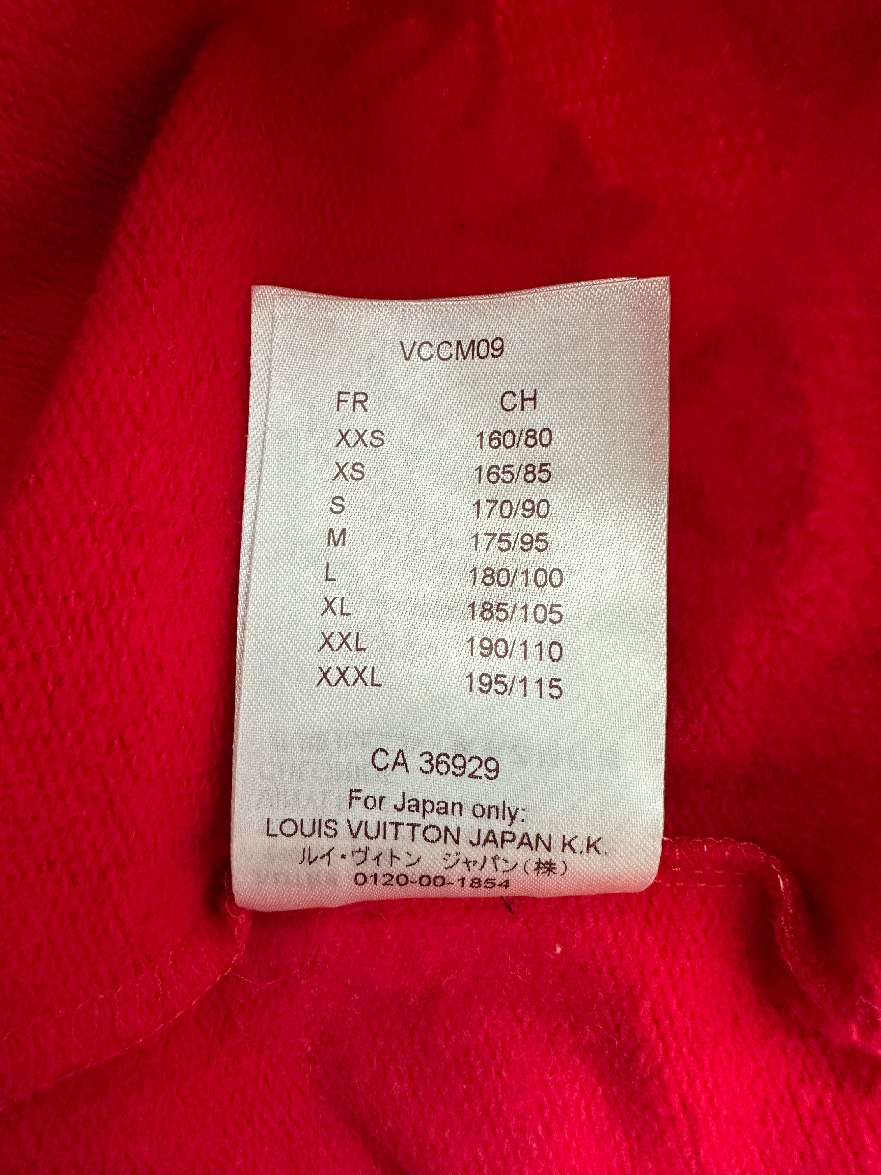 Supreme lv hoodie on sale tag