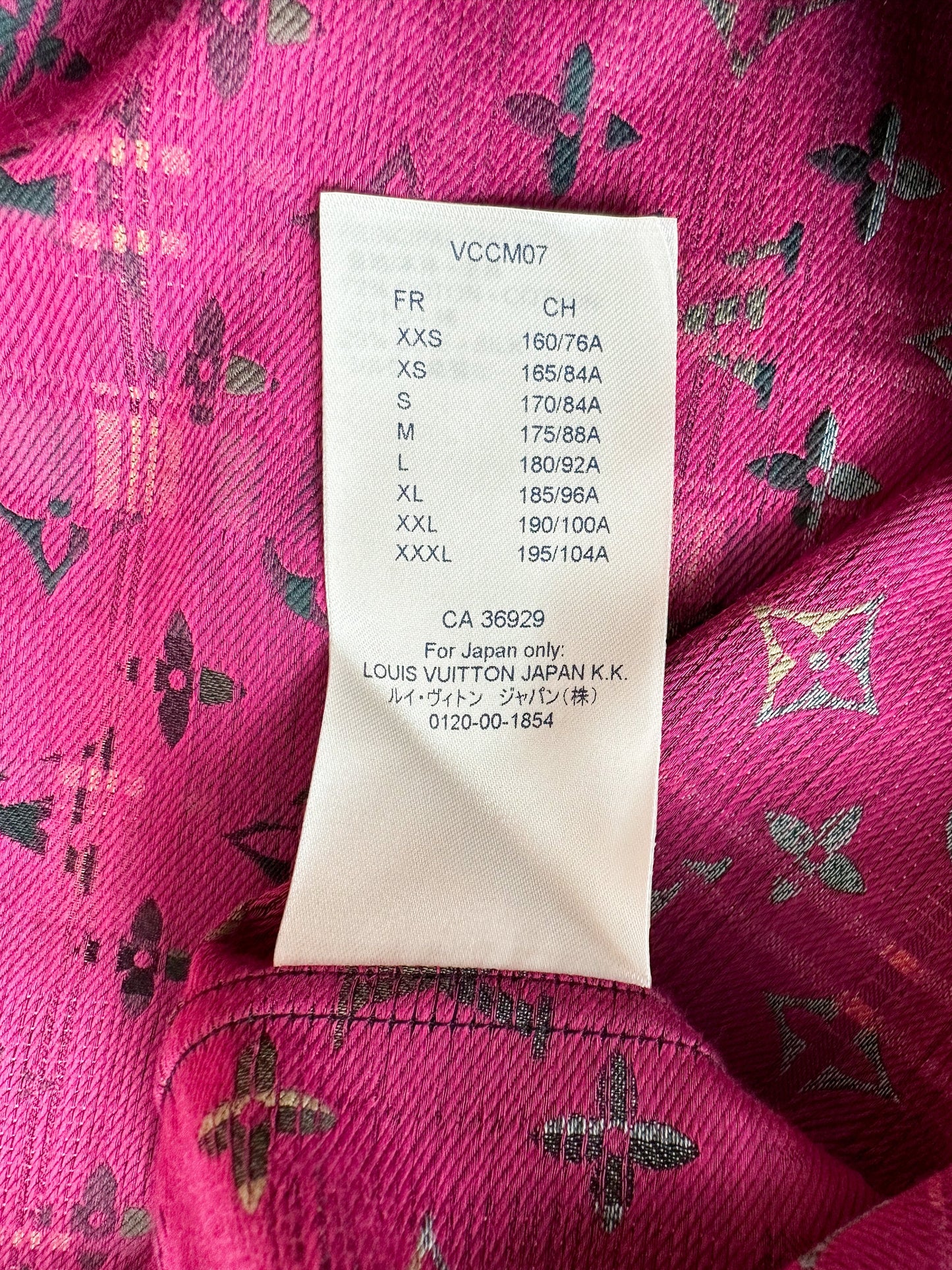 Louis Vuitton SS16 Pink Silk Shirt