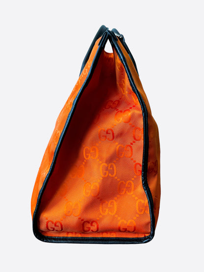 Gucci Orange GG Monogram Off The Grid Tote Bag