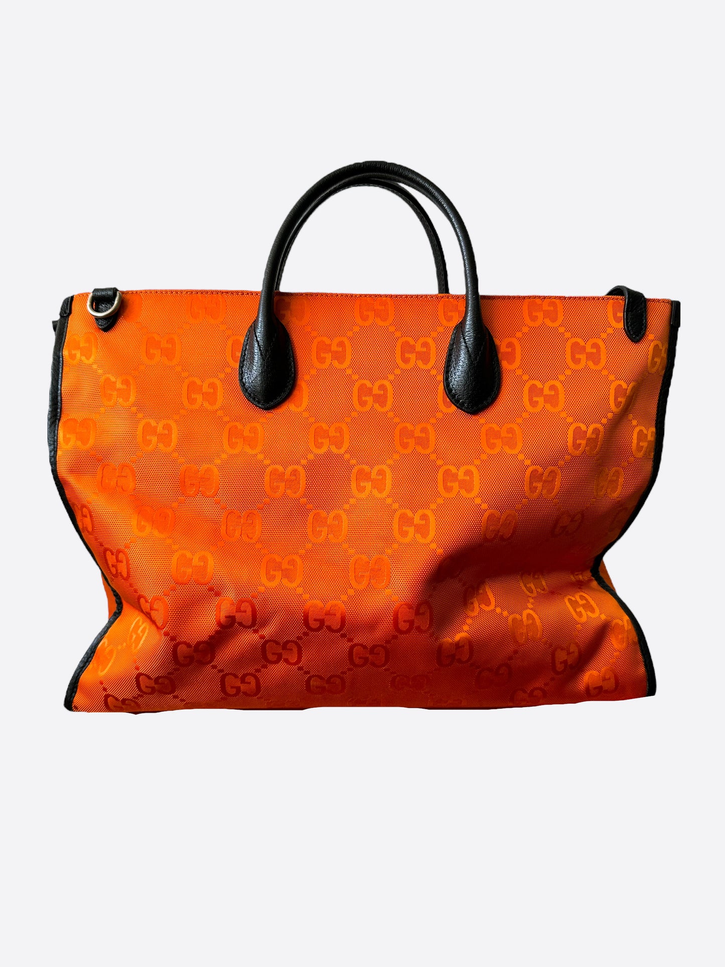 Gucci Orange GG Monogram Off The Grid Tote Bag