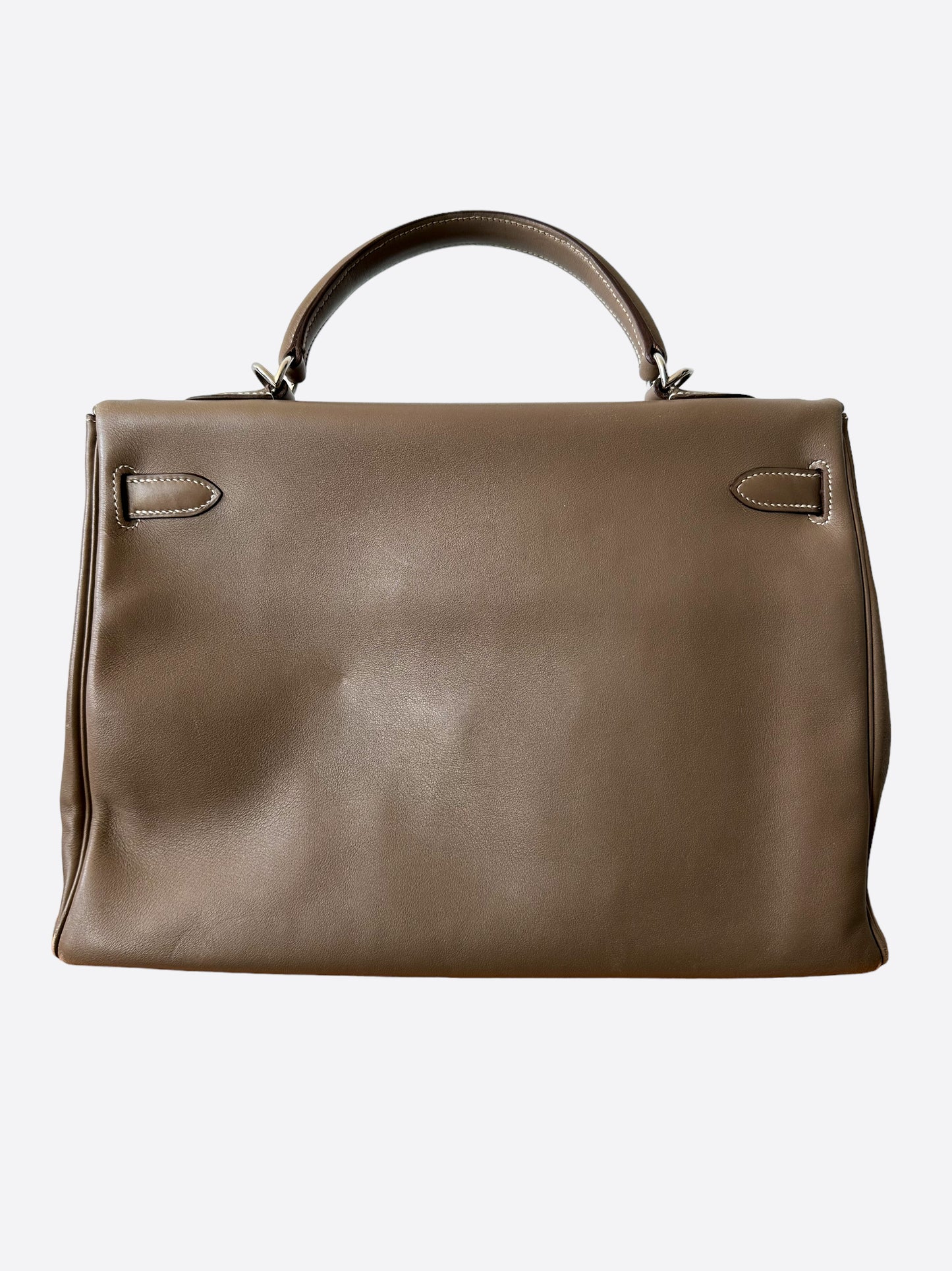 Hermès Etoupe Swift Leather Retourne Kelly 35 – Savonches