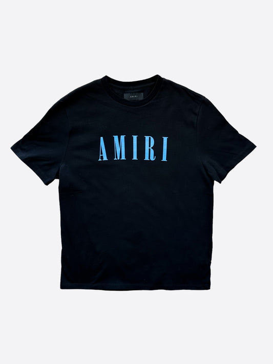 Amiri Black & Blue Core Logo T-Shirt