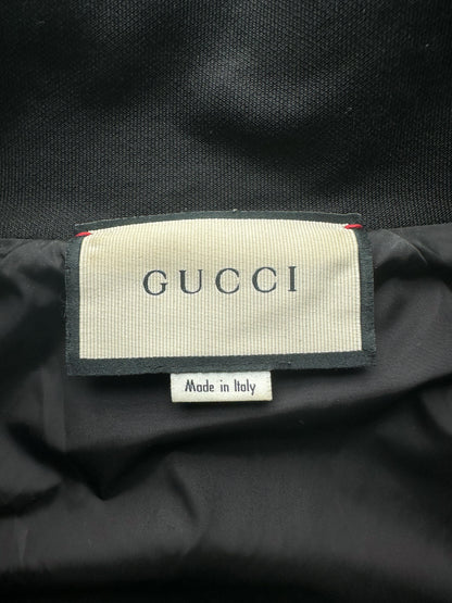 Gucci Black GG Monogram Striped Jacket