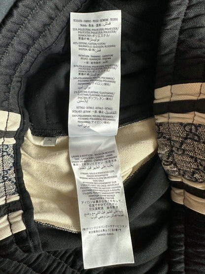 Gucci Black GG Monogram Striped Trackpants