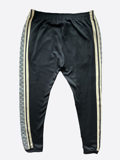 Gucci Black GG Monogram Striped Trackpants