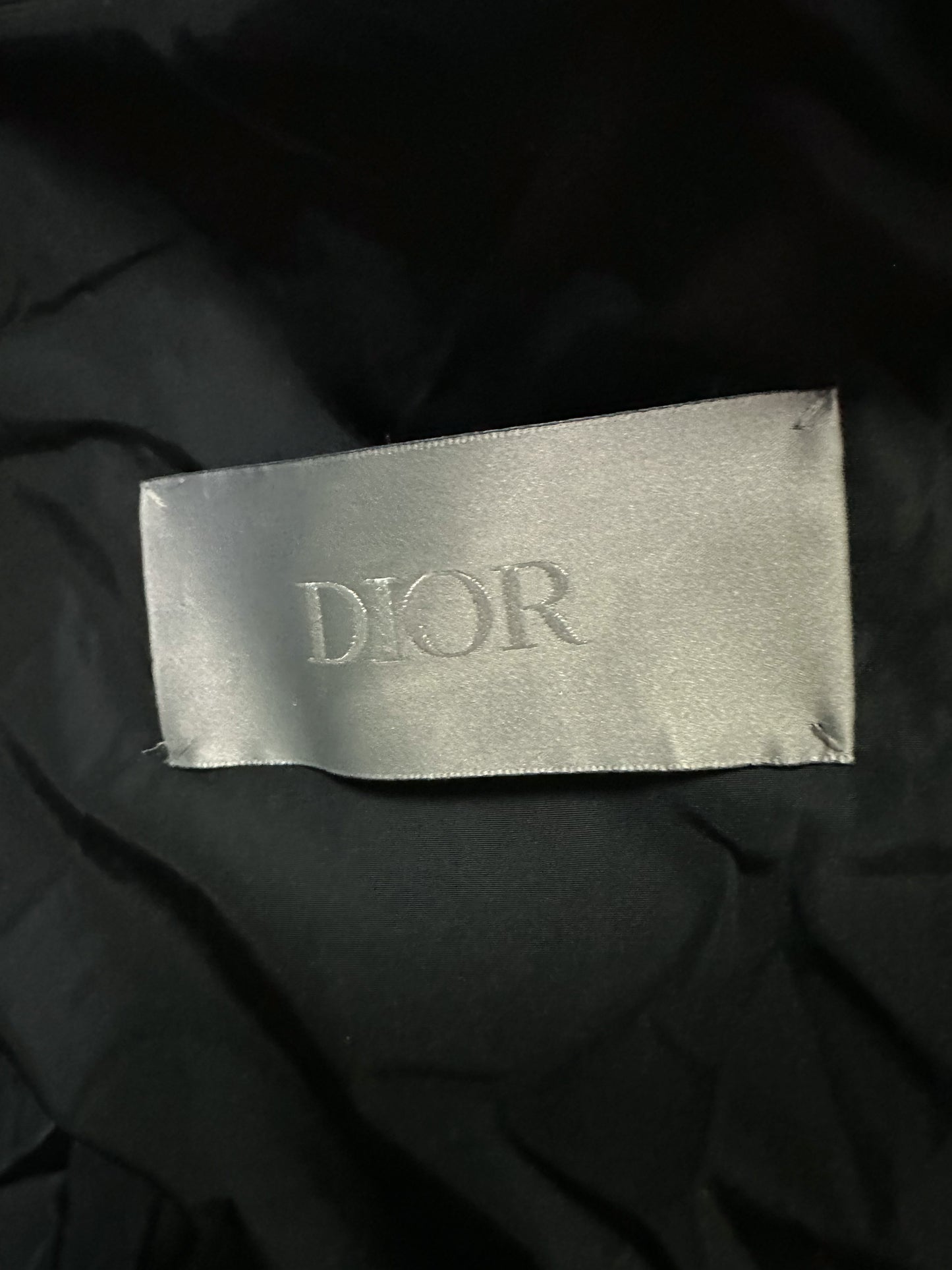 Dior Silver Oblique Puffer Jacket