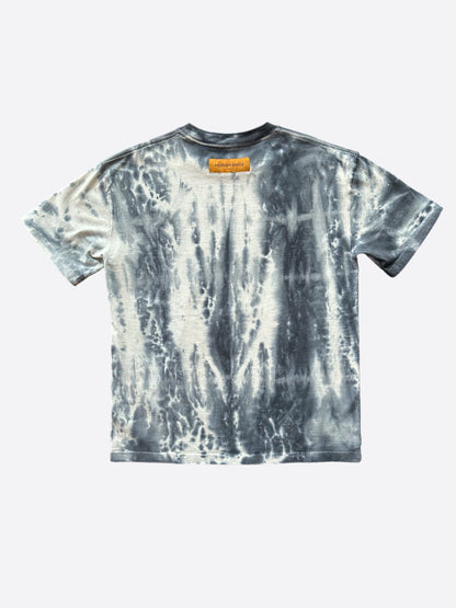 Louis Vuitton Grey & Orange Tie-Dye Graffiti T-Shirt