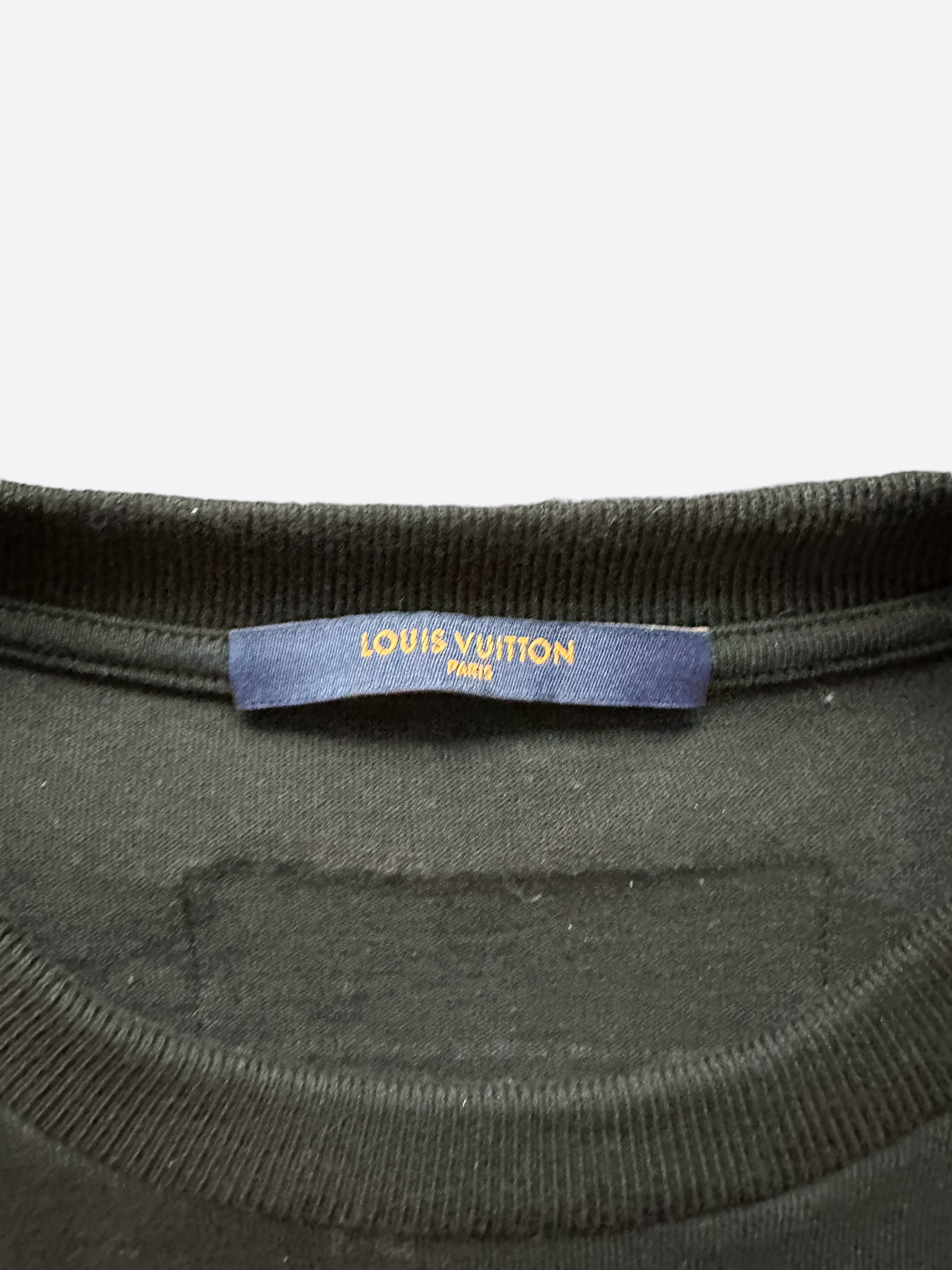 Louis Vuitton Black Smoke Logo Tee