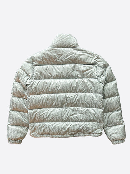 Dior Silver Oblique Puffer Jacket