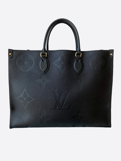 Louis Vuitton Black Monogram Empreinte On The Go GM