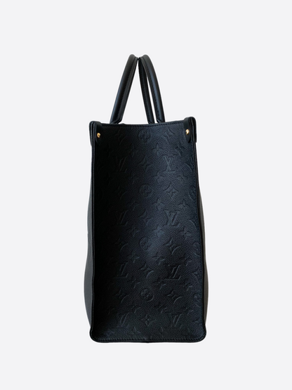 Louis Vuitton Black Monogram Empreinte On The Go GM